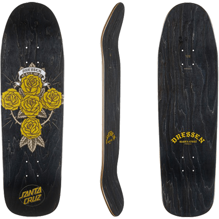 Tabla SANTA CRUZ Skateboards - Eric Dressen Rose Cross 9 ...