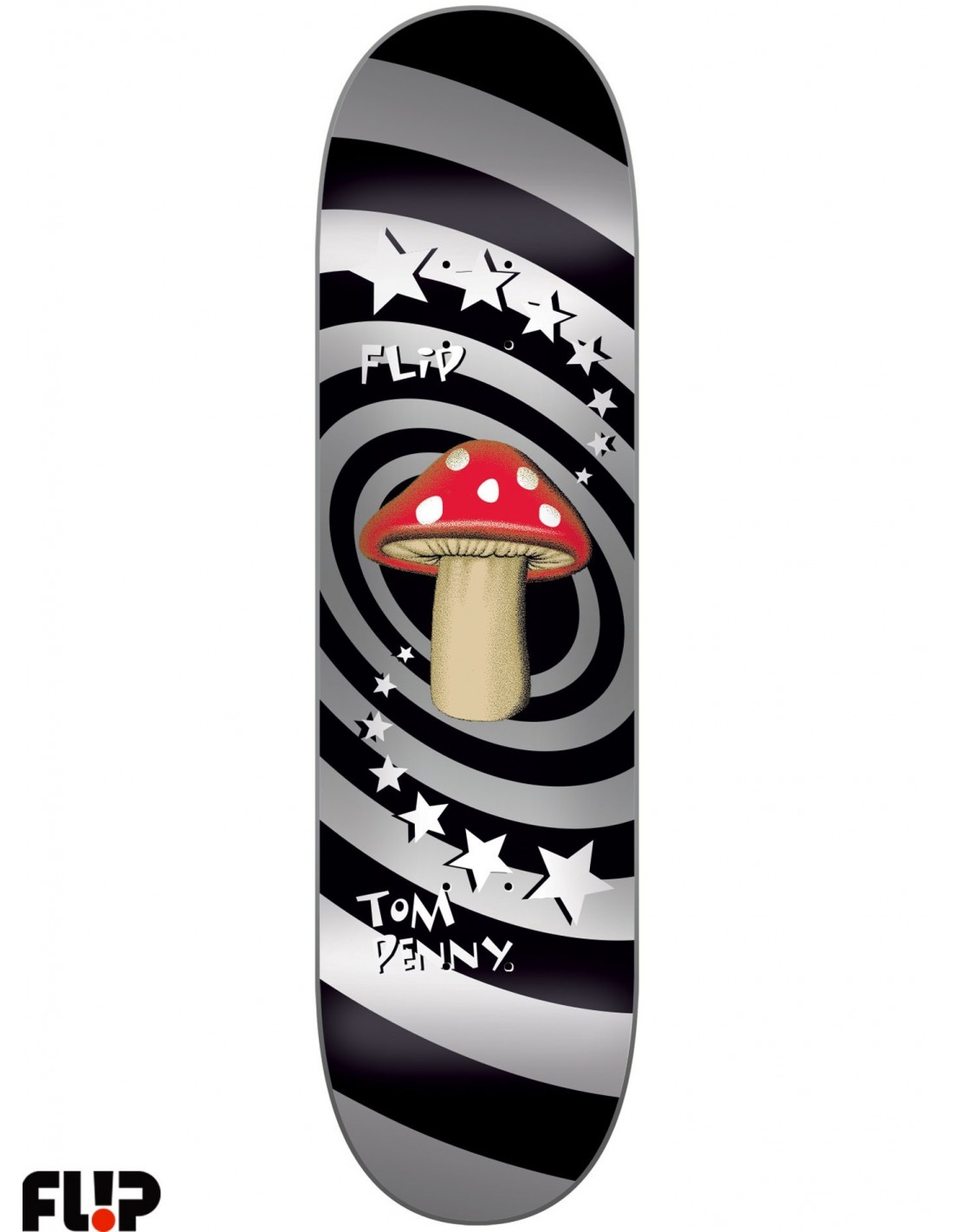 Tabla FLIP Skateboards Tom Penny Mushroom Silver 8" BOIKOT